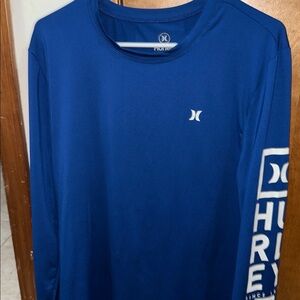 Hurley Royal Blue Graphic Long Sleeve